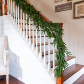 Vita Domi front view of 72-inch garland showing full coverage and festive appeal