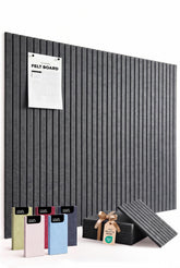 VIVELDA front view of full 48x36 moonstone board showing clean slatted look and organized space