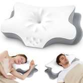 VJASD front packaging showing pillow and gift-ready box, highlights convenience