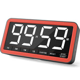 VOCOO front display showing large LED numbers for quick time checks