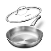 VocVoi 12-inch pan front view with lid showing durability and coverage