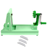 Vollum spiralizer front view showing compact unit and handle for easy operation