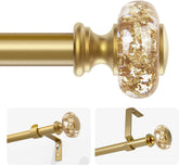 VOREFF front view gold rod showing full length and decorative appeal