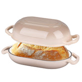 VORRINGARD front view loaf pan showing shape and lid for even baking