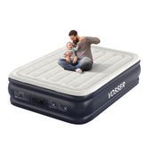 VOSSER full air mattress front view showing raised 18" comfort and quick setup