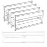Vtopmart front view of the 4-pack dividers showing components and benefit of full set organization