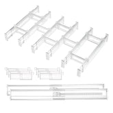 Vtopmart front packaging showing eight drawer dividers and fourteen inserts for tidy storage