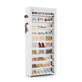 VTRIN front view tall shoe rack showing space-saving advantage