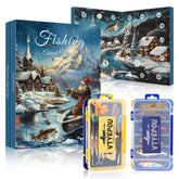 VTYEPOU front packaging showing 24-day advent calendar and lure windows for gift excitement