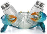 VVGIFTS blue crab front view showing coastal style and table organization