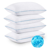 VVZ queen pillows pack front view showing neat four-pack and size benefits