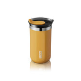 WACACO Octaroma Lungo front view showing amber yellow finish and compact size benefit