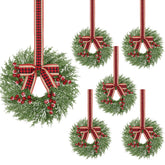 Waipfaru wreath on front door showing festive curb appeal