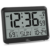 WallarGe front display showing large clear time and date for easy reading