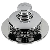 Watco Universal NuFit front view showing stopper and chrome finish for polished look