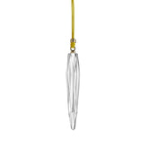 Waterford icicle ornament 2024 front view showing crystal sparkle and elegant shape