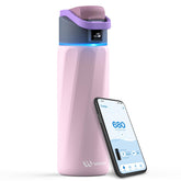 WaterH BOOST front view showing bottle shape and branding for everyday convenience