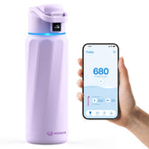 WaterH BOOST front view showing bottle and branding, durable hydration on the go