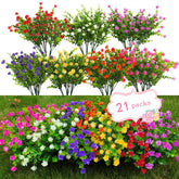 WEAUSUP front packaging showing 21 bundles and bright outdoor colors for easy patio styling