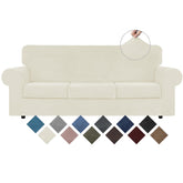 WEERRW ivory front view showing full cover and tailored fit benefit