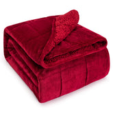 Wemore blanket front fleece view showing soft texture and cozy comfort