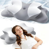 WENGTY front view of pillow packaging showing product benefits and queen size