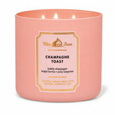 White Barn Champagne Toast front label showcasing classic decor appeal and elegant scent