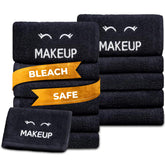White Classic front packaging showing 12 black washcloths and value