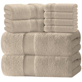 White Classic front packaging showing full 8-piece set and spa look