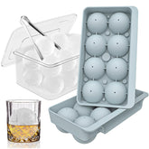 WIBIMEN front pack view showing two round ice molds and clear benefit