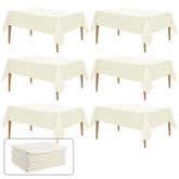WIGENIUS front packaging showing six ivory tablecloths and value