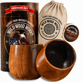 wild wood works front view showing rustic packaging and gift appeal