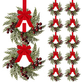 WILLBOND front packaging showing 12 mini Christmas wreaths and contents