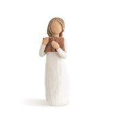Willow Tree front view of figure showing serene pose and gifting readiness