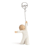 Willow Tree Hope front view showing figure and calming pose for comforting decor