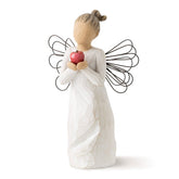 Willow Tree front view shows angel figure and ready-to-gift benefit