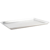 Winco full-size sheet pan front view showing flat cooking surface and durability