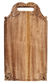 Winlay front view of board showing natural grain and serving appeal