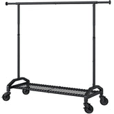 Wiracks front view full assembled rack showing wide hanging capacity and sturdy frame