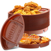 Wiwiqing football tray front view shows durable themed serving surface