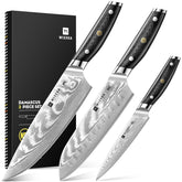 WIZEKA front packaging showing sleek magnetic gift box and protected knives for premium presentation