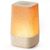 Wkzay front view on bedside table showing compact wake-up light and easy placement