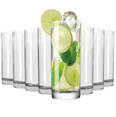Wlasss front packaging showing eight glasses and secure box — gift ready