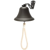 WMM front view of black hanging bell showing classic style and clear signaling