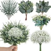 WONICE front packaging showing 120 eucalyptus stems and variety, ready for events