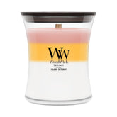 WoodWick(ウッドウィック) front view shows layered colors and brand appeal