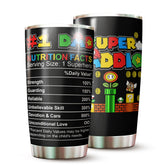 WOOKOO Dad tumbler front view showing design and everyday appeal