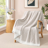 WRENSONGE folded front view showing neat edges and color, adds cozy style