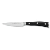 Wüsthof front view of paring knife showing balanced shape and precise tip