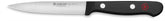 Wüsthof Gourmet 4" utility knife front view showing blade and handle, precise control